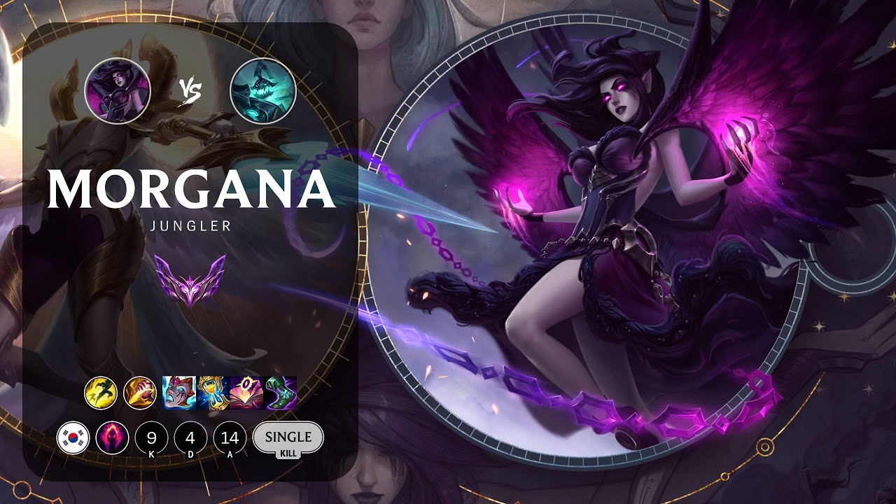Morgana Jungle vs Hecarim - KR Master Patch 13.24