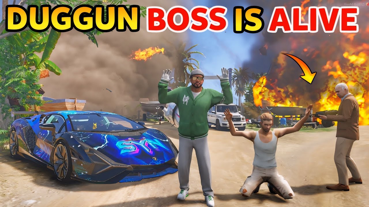 CAN FRANKLIN ESCAPE FROM DUGGAN BOSS IN GTA 5 | GTA 5 IN TELUGU