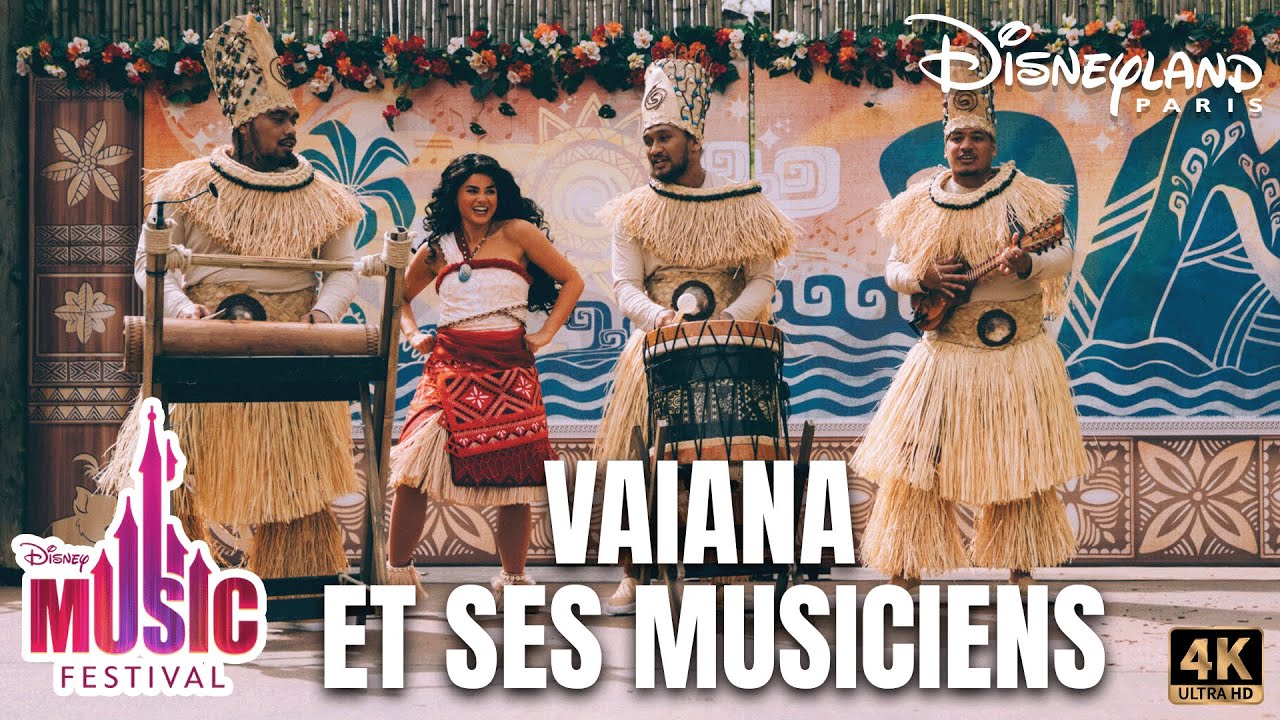 VAIANA ET SES MUSICIENS - MOANA AND HER MUSICIANS | DISNEY MUSIC FESTIVAL A DISNEYLAND PARIS !