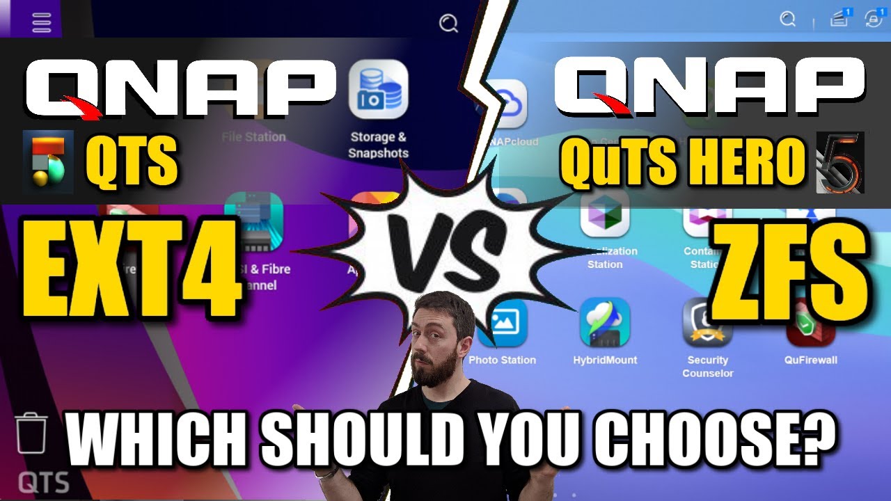 QNAP QuTS vs QTS, EXT4 vs ZFS NAS - What are the REAL Differences?