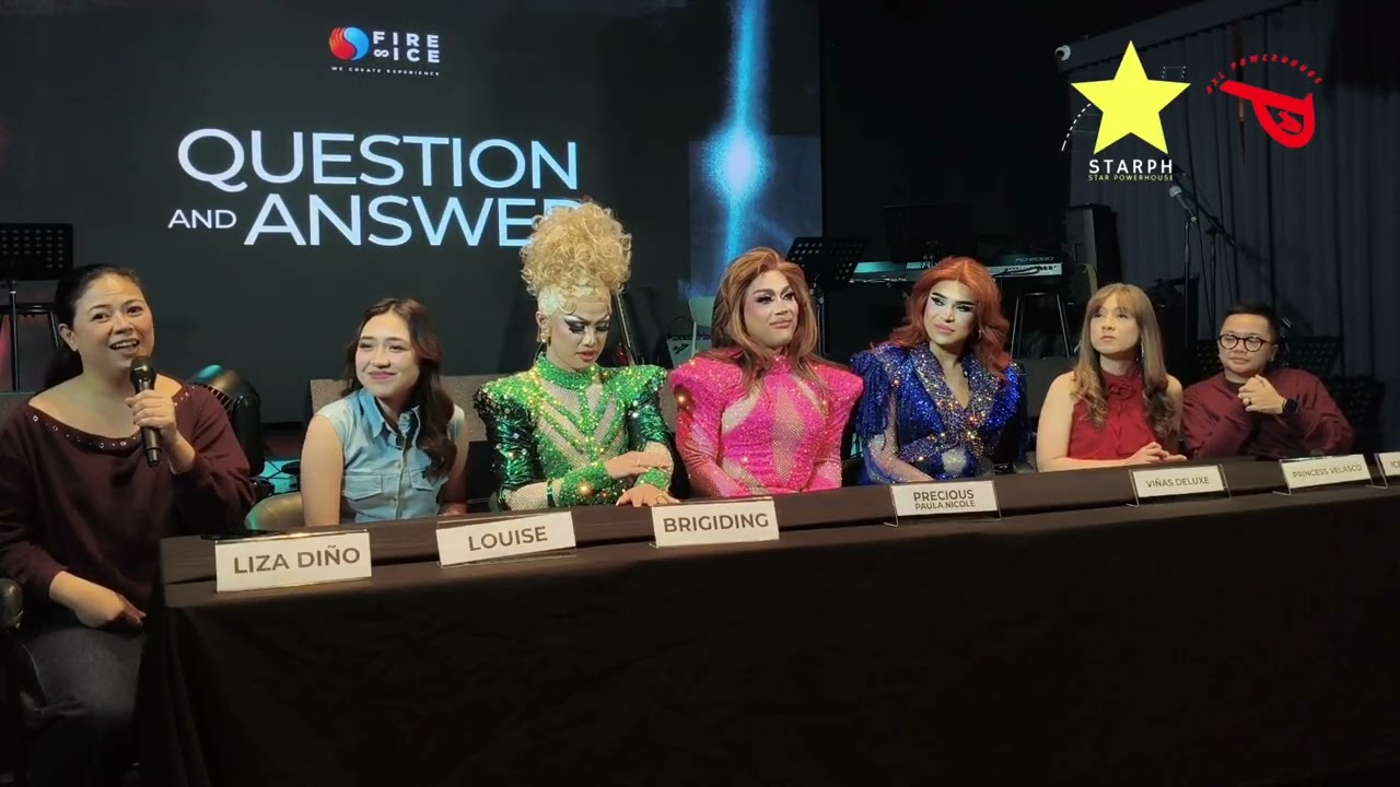 Ice Seguerra and Liza Dino officially launch the Fire and Ice Production 