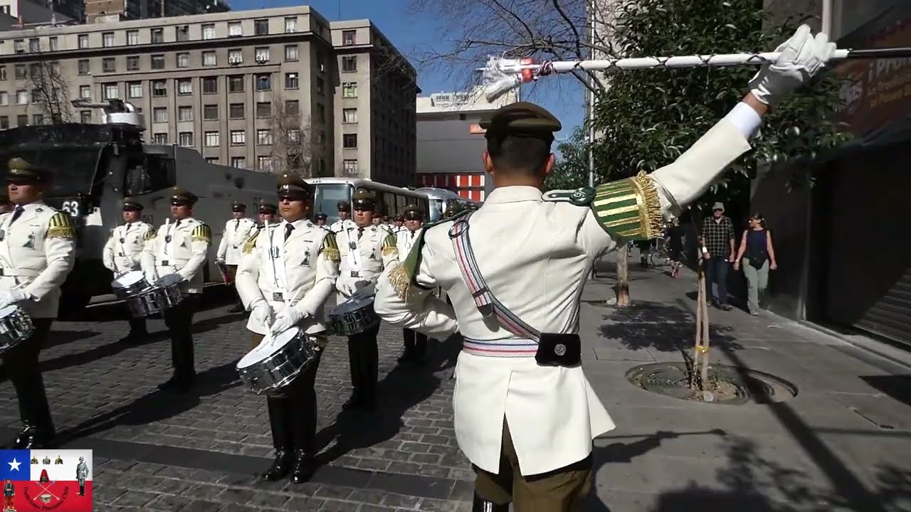 Orfeón Nacional de Carabineros Pasacalle Post Relevo de Guardia Marcha Vía Libre (Frei Weg)