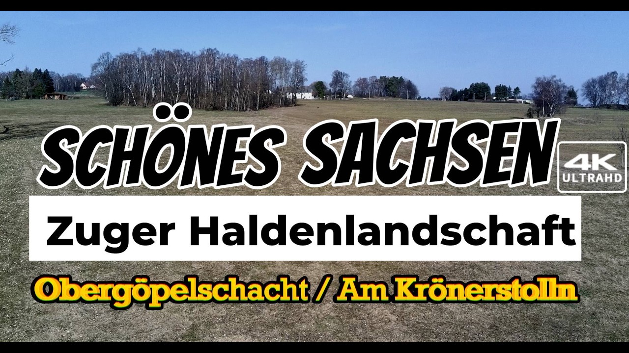 Schönes Sachsen - Zuger Haldenlandschaft (4K)