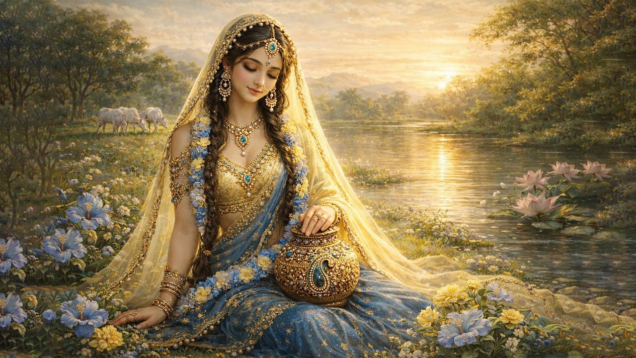 🌸 श्री राधा रानी के 28 दिव्य नाम 🌸 | Radha Rani Ashtavimshati Naam | Peaceful Bhajan
