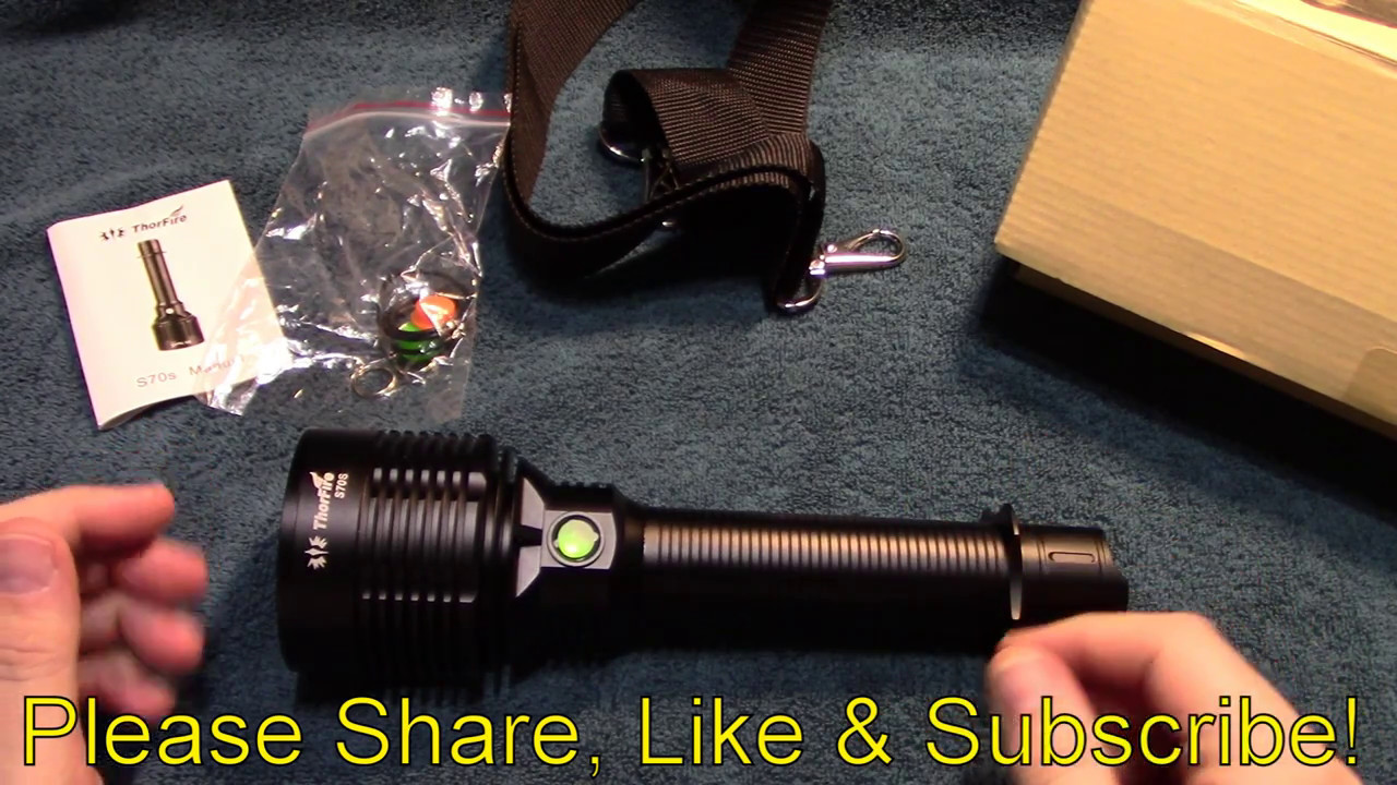 ThorFire S70S Flashlight Review!