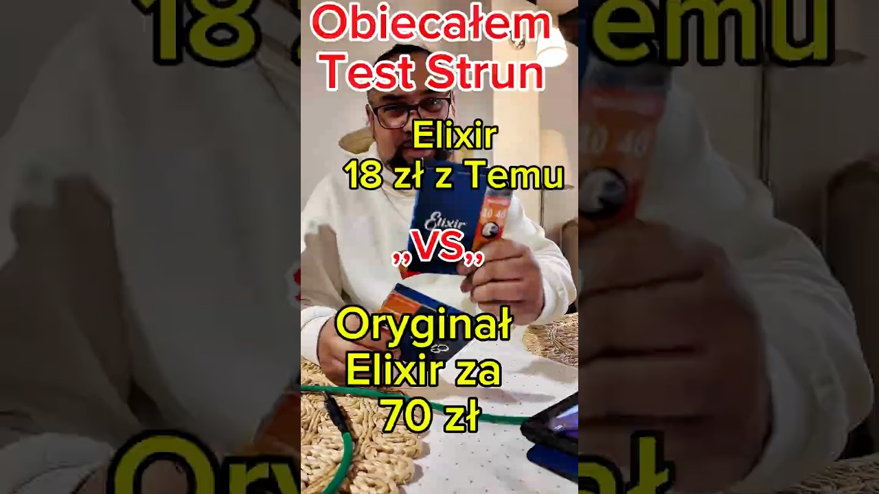 Struny  Elixir z Temu za 18 zł kontra Elixir za 70 zł&ndash; zgadniesz kt&oacute;re są kt&oacute;re?&rdquo;