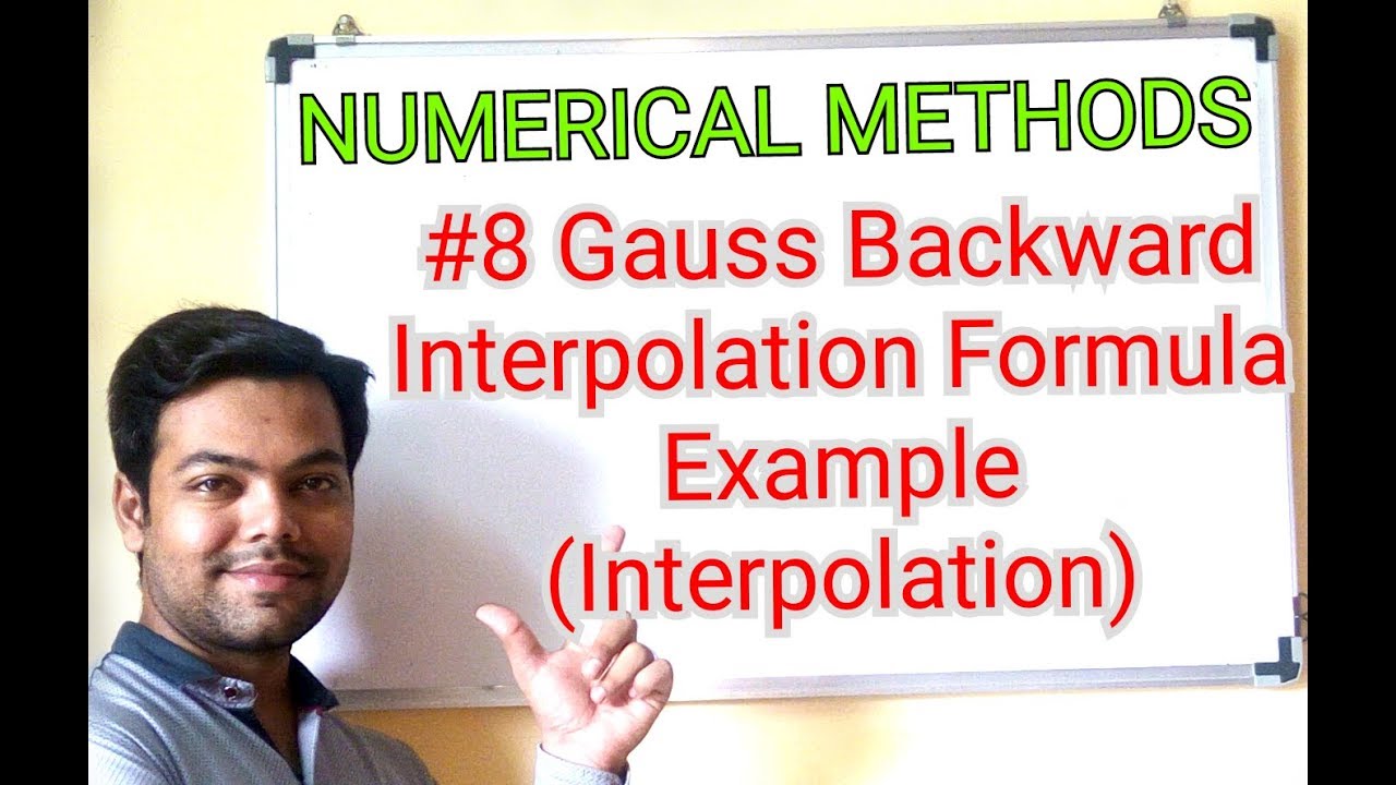 #8 Gauss Backward Interpolation Formula in Hindi/Interpolation/Maths 4/GTU