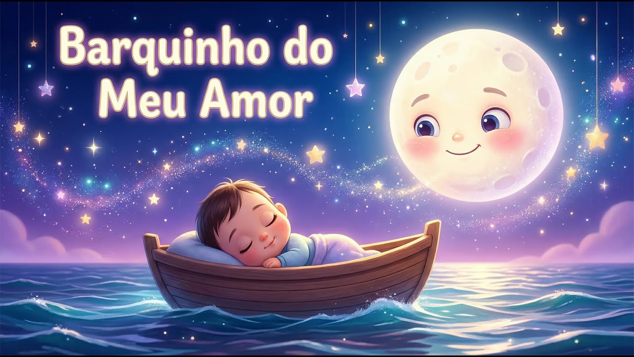 Barquinho do Meu Amor 🚤🌙 | Canção de Ninar Suave para Bebês Dormirem