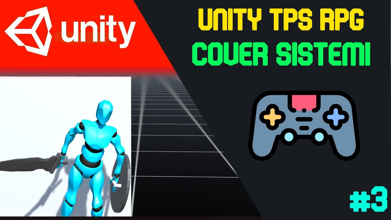 Unity3D Third Person RPG Bölüm 3 - Cover Sistemi - UnityDersleri