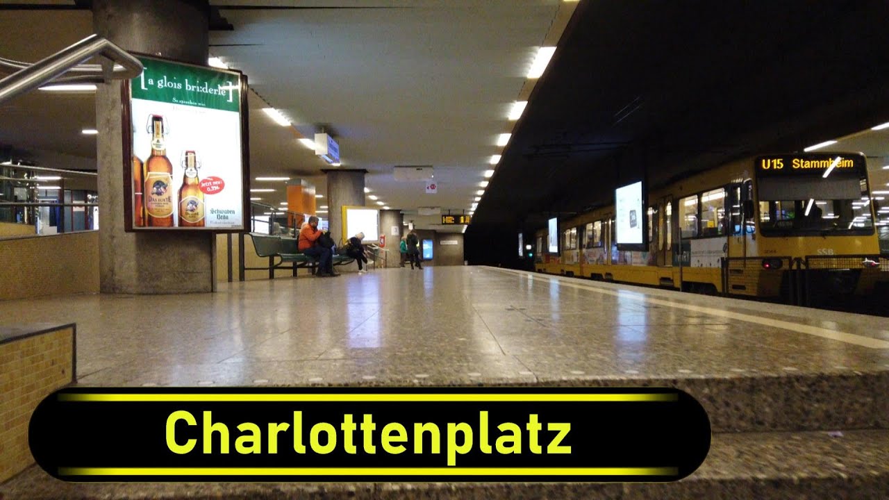 Stadtbahn Station Charlottenplatz - Stuttgart 🇩🇪 - Walkthrough 🚶