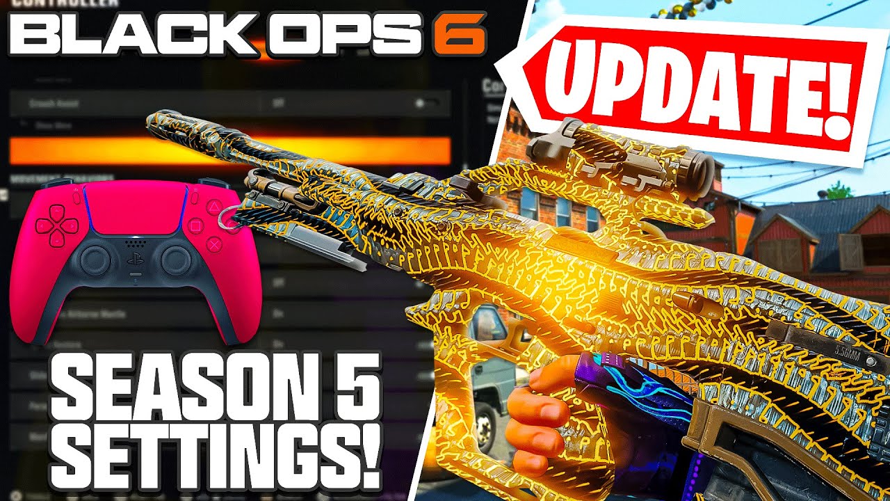 New Movement + Controller Settings Change EVERYTHING BO6 Season 5 Update (Black Ops 6 Best Settings)