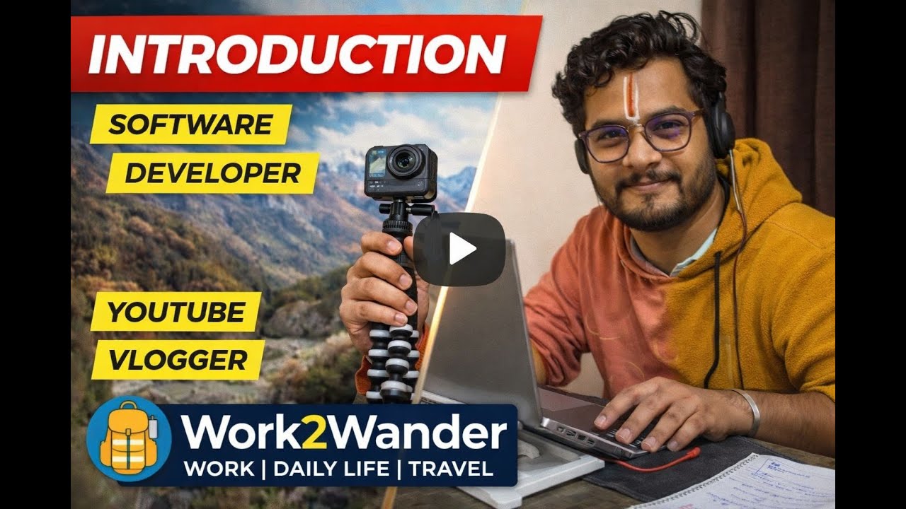 INTRODUCTION | Welcome to Work2Wander – Software Developer Life & Exploration