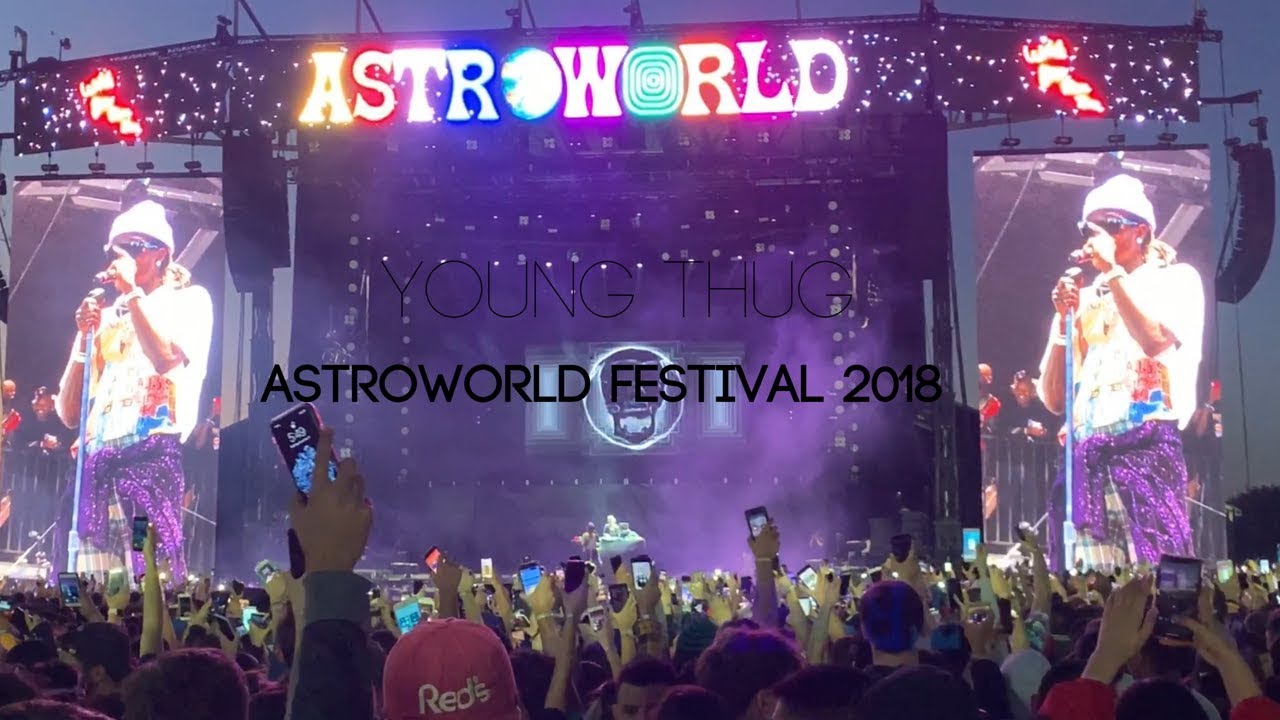Young Thug Astroworld Festival NRG Park 2018 Ft Gunna and Trippie Redd