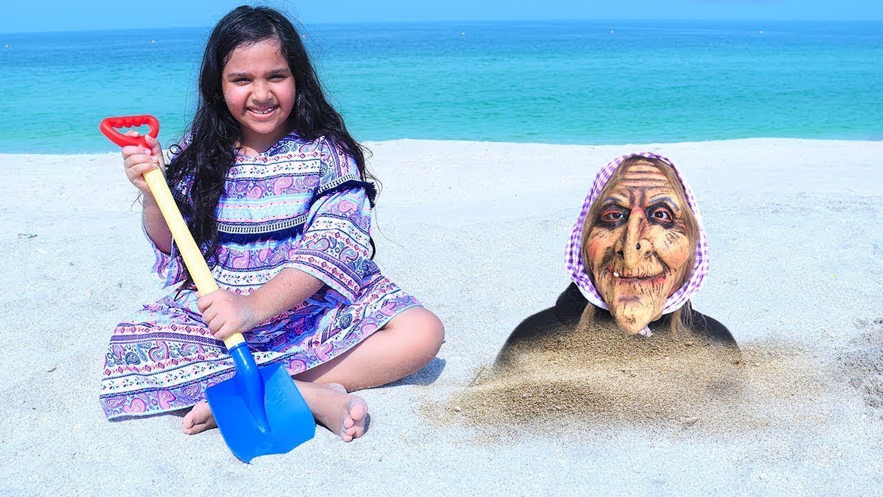شفا و جدتها يستمتعوا  في البحر !!!
