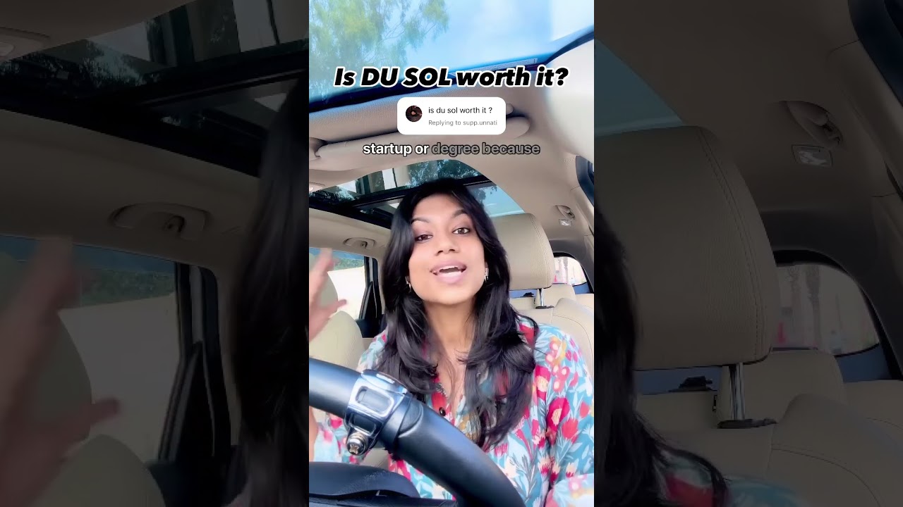 Should you do open degree from DU SOL? #delhiuniversitylife #delhiuniversity #dusol #collegelife #du