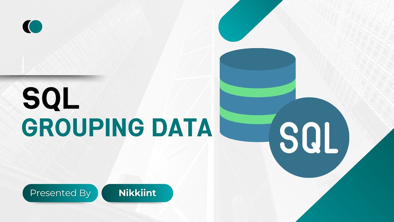 SQL GROUPING DATA  | Data Aggregation #sqltutorial #database #oraclesql #dataanalytics