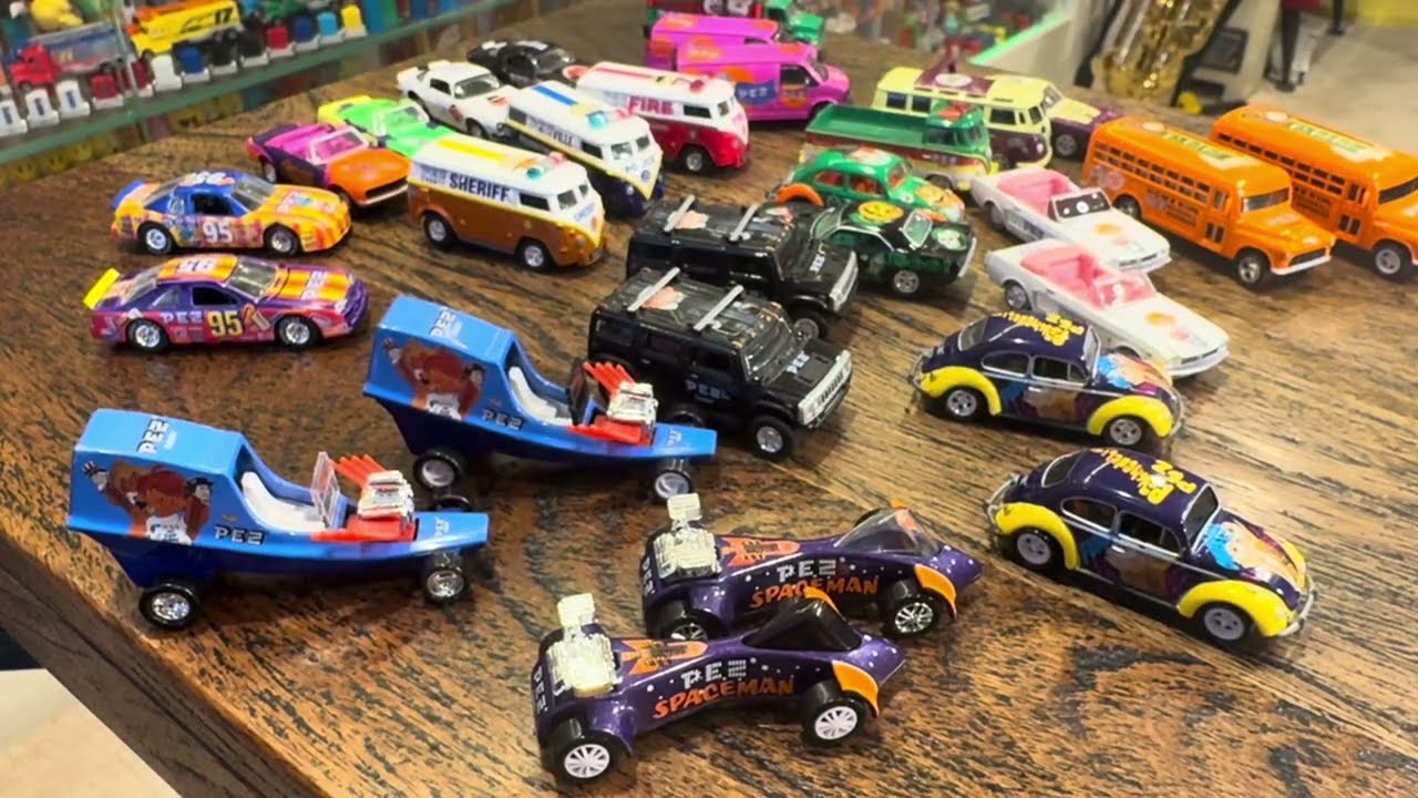 All 29 PEZ Johnny Lightning cars - 1998-2004 (RIP)