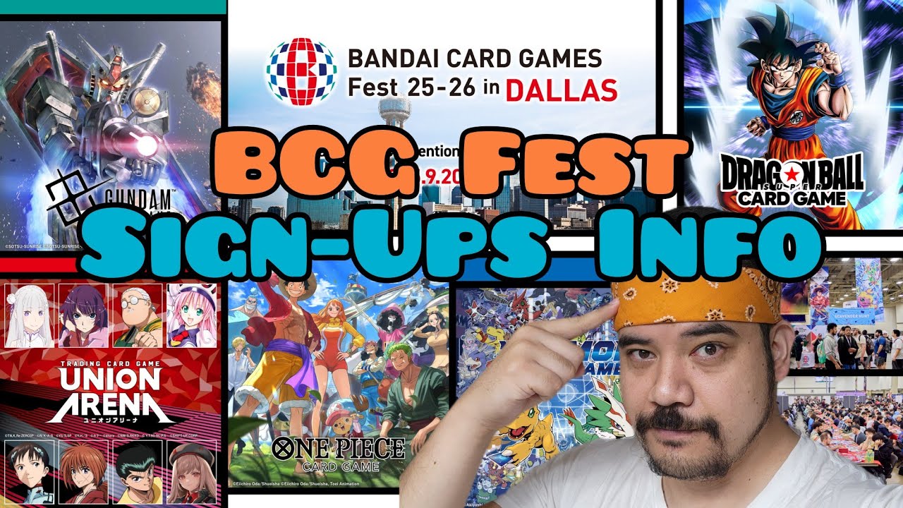 Sign-Ups Info for Bandai Card Games Fest Dallas