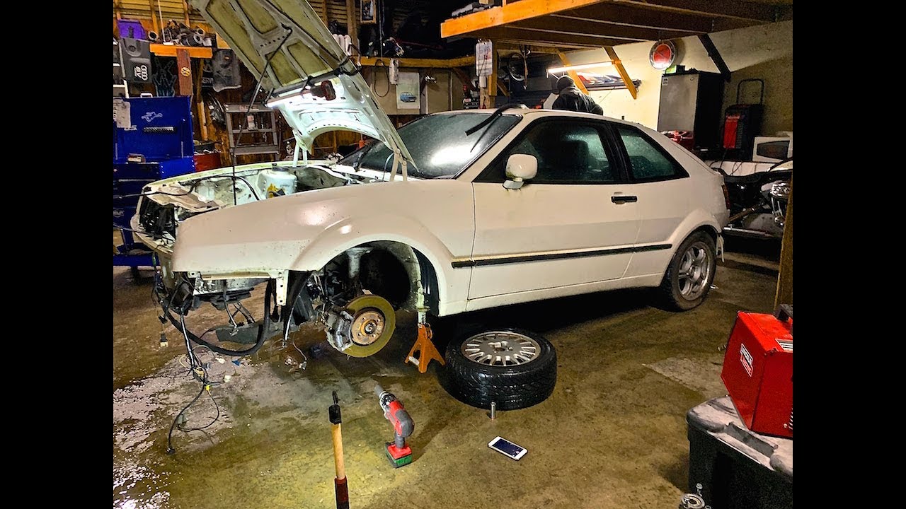 VW CORRADO SWAP VR6 3.2 24V ОТ TOUAREG *** Часть 1 ***