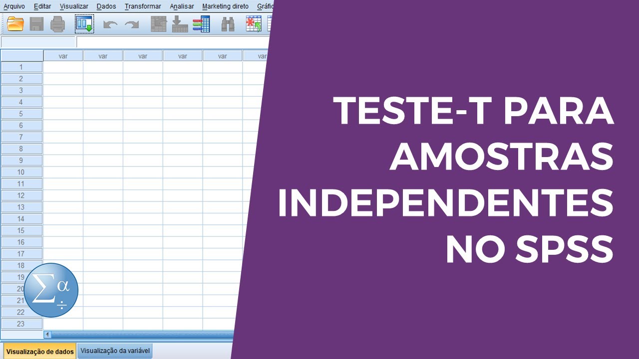Teste-t Independente no SPSS (Aula 3)