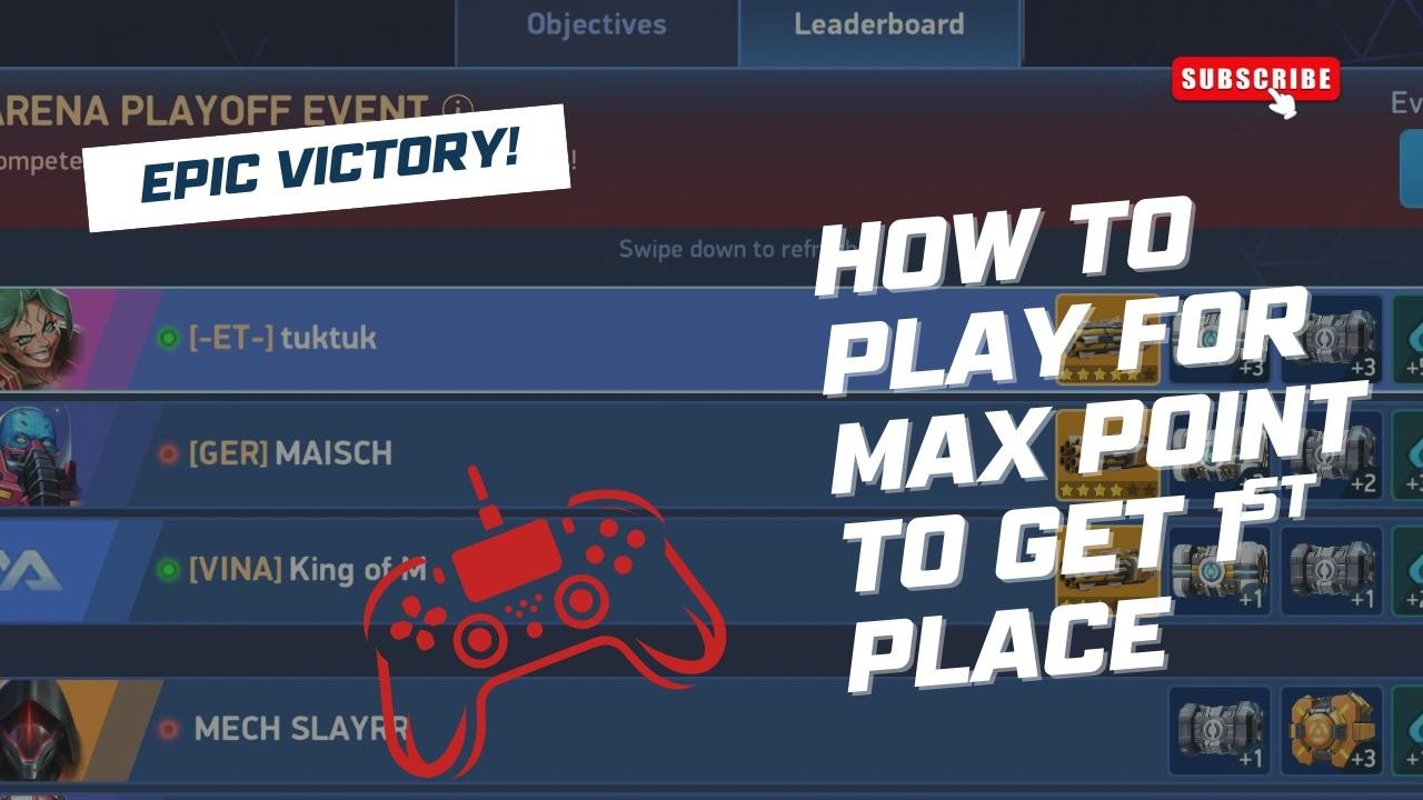 NEW Playoff Event Guide 🔥 How To Get 1st Place Fast! | Mech Arena