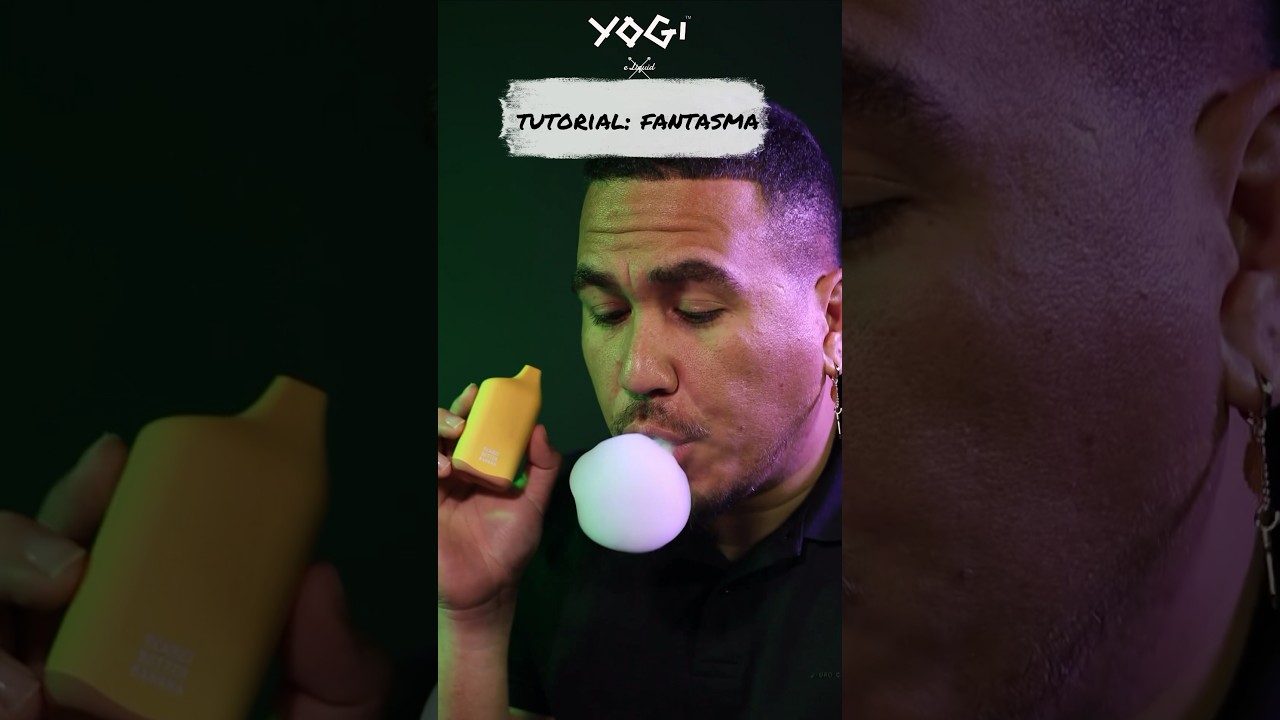 Truco b&aacute;sico de vape, el fantasma #shortsfeed By: Yogi bar 8000K