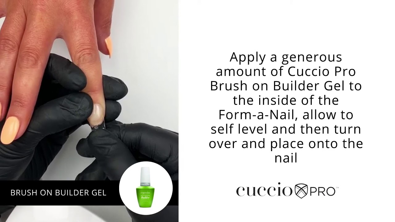 Step by step guide to Cuccio Builder Gel Application