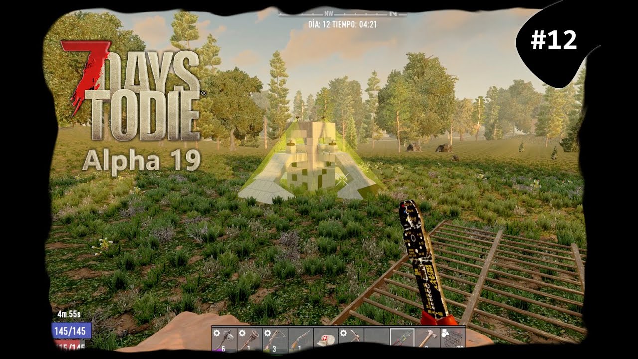 7 DAYS TO DIE Alpha 19 #12 | GU&Iacute;A - TUTORIAL | DIFICULTAD DEMENTE | ANTI-HORDAS TIER 3