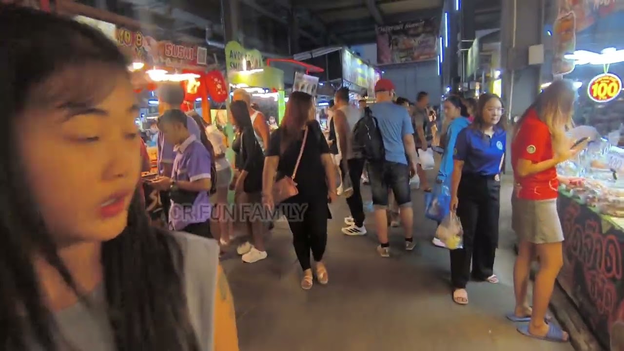 Thepprasit Night Market Pattaya Thailand 2025 part 1
