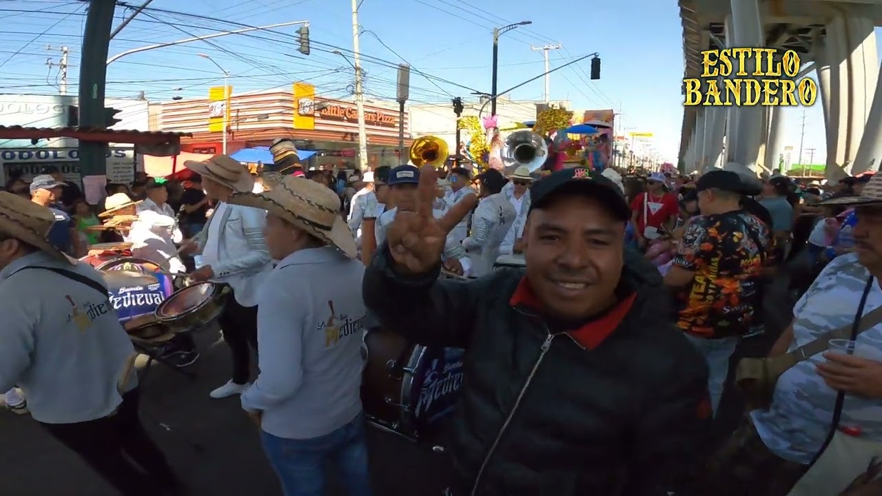 La Blusa Azul - Cumbia Torera / Banda Medieval / Cierre de Carnaval 2025 San Lorenzo Tezonco