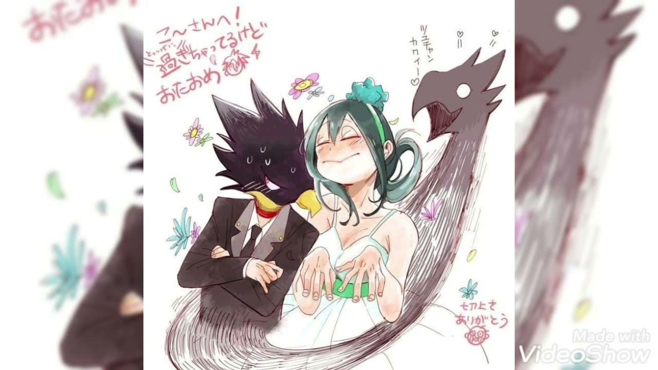 Tokoyami x tsuyu comic