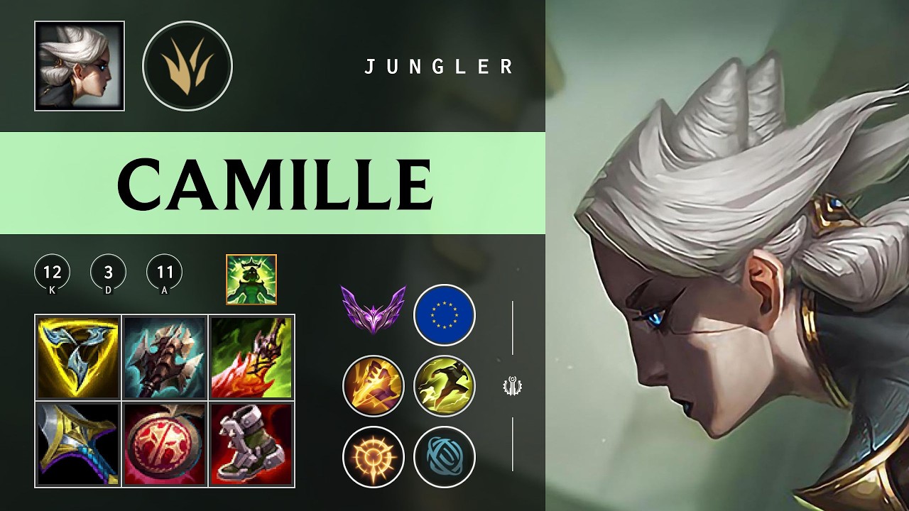 Camille Jungle vs Kindred - EUW Master Patch 26.04