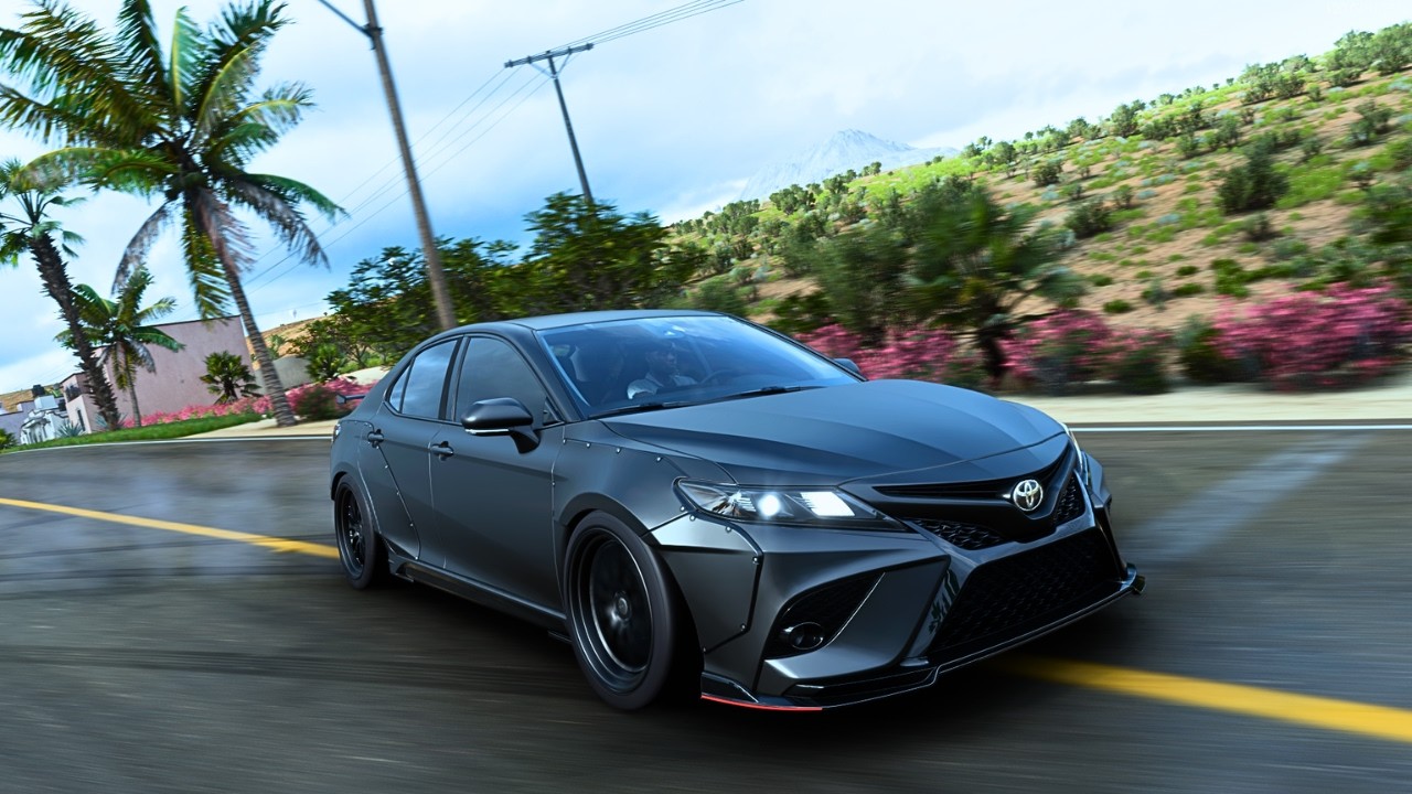 800HP Toyota Camry TRD - Forza Horizon 5 | Steering Wheel Gameplay
