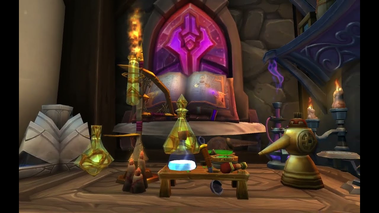Housing small updates -  alchemy and coffee stations ready
