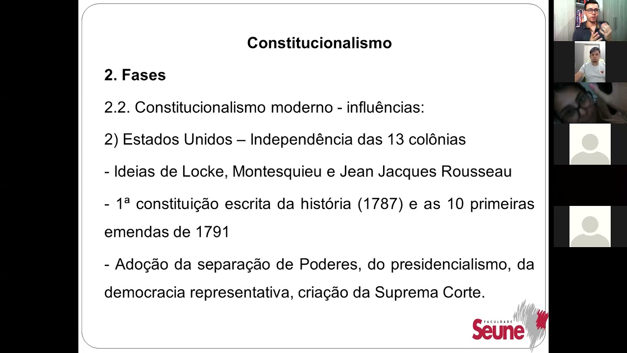 Constitucionalismo moderno: Estados Unidos e França
