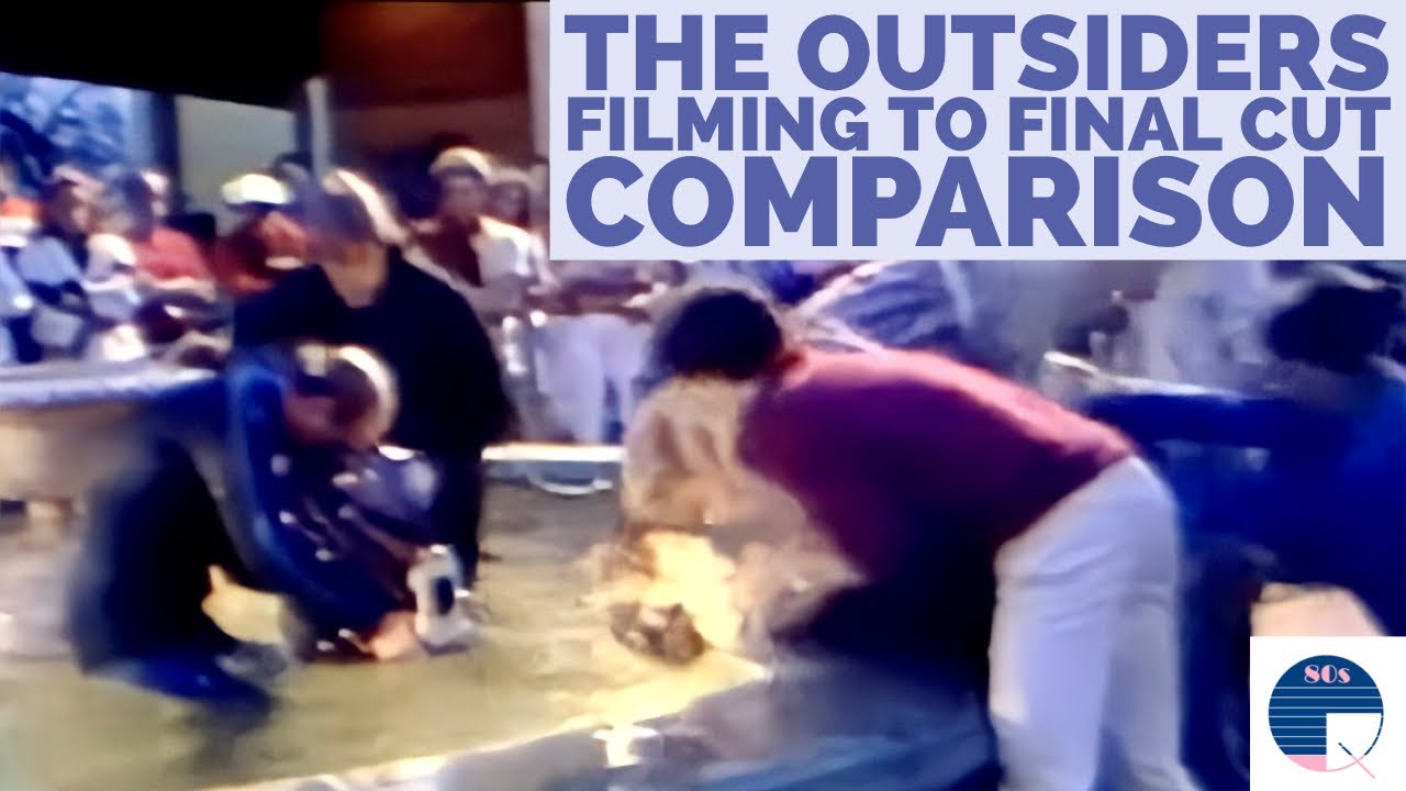 The Outsiders Filming to Final Cut Comparison