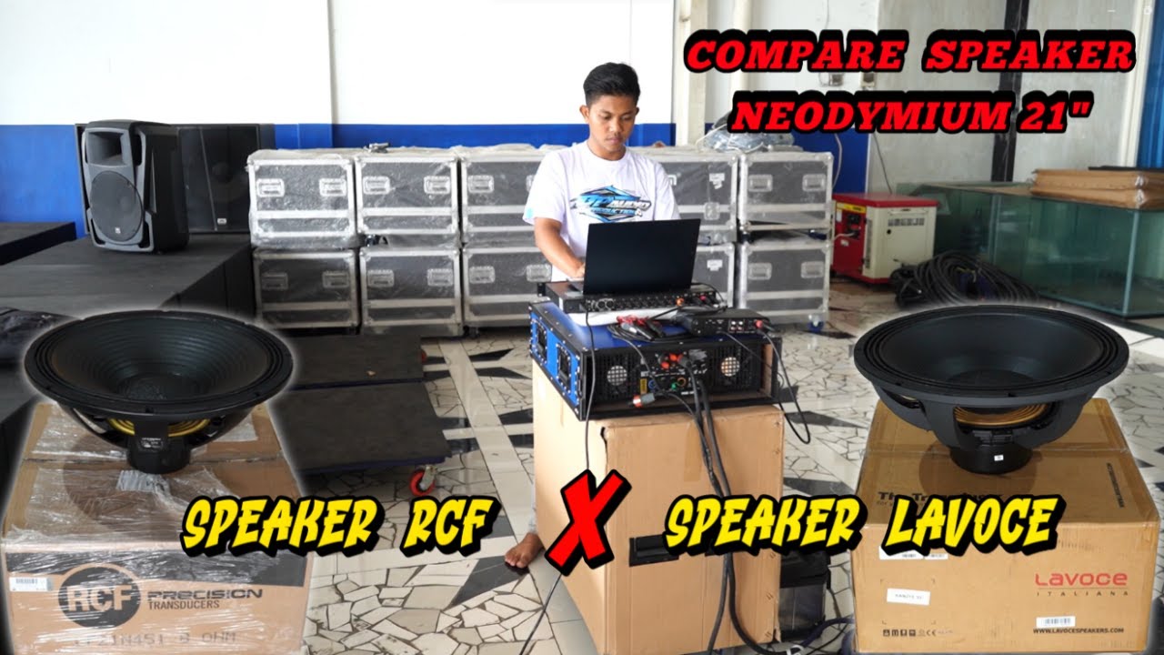 COMPARE SPEAKER NEODYMIUM 21 INCH RCF X LAVOCE