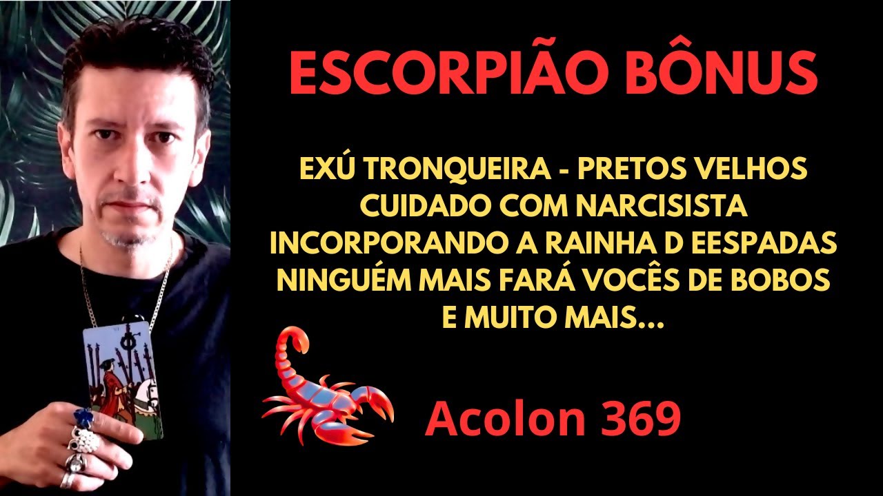 Escorpião Bônus - Exú Tronqueira, Pretos Velhos #escorpião #signodeescorpiao #tarot #baralhocigano