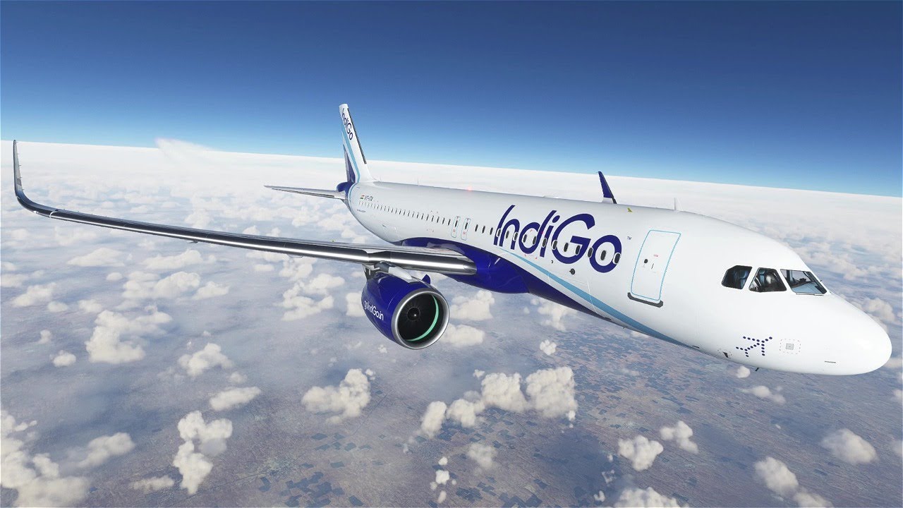 4K Ultra Graphics | New Delhi - Dubai (Sunset) IndiGO Airbus A320 | Microsoft Flight Simulator