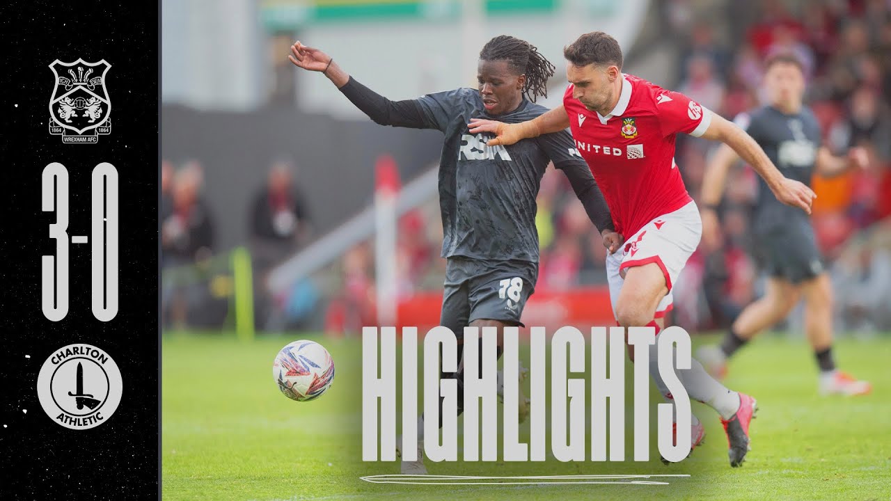 Highlights: Wrexham 3 Charlton 0 (April 2025)