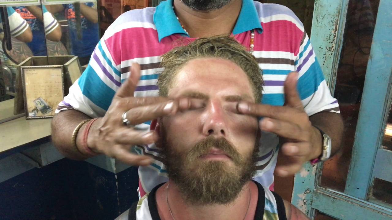 London Guy Getting Powerful Upper Body Massage In Pushkar India Part-1| 4K