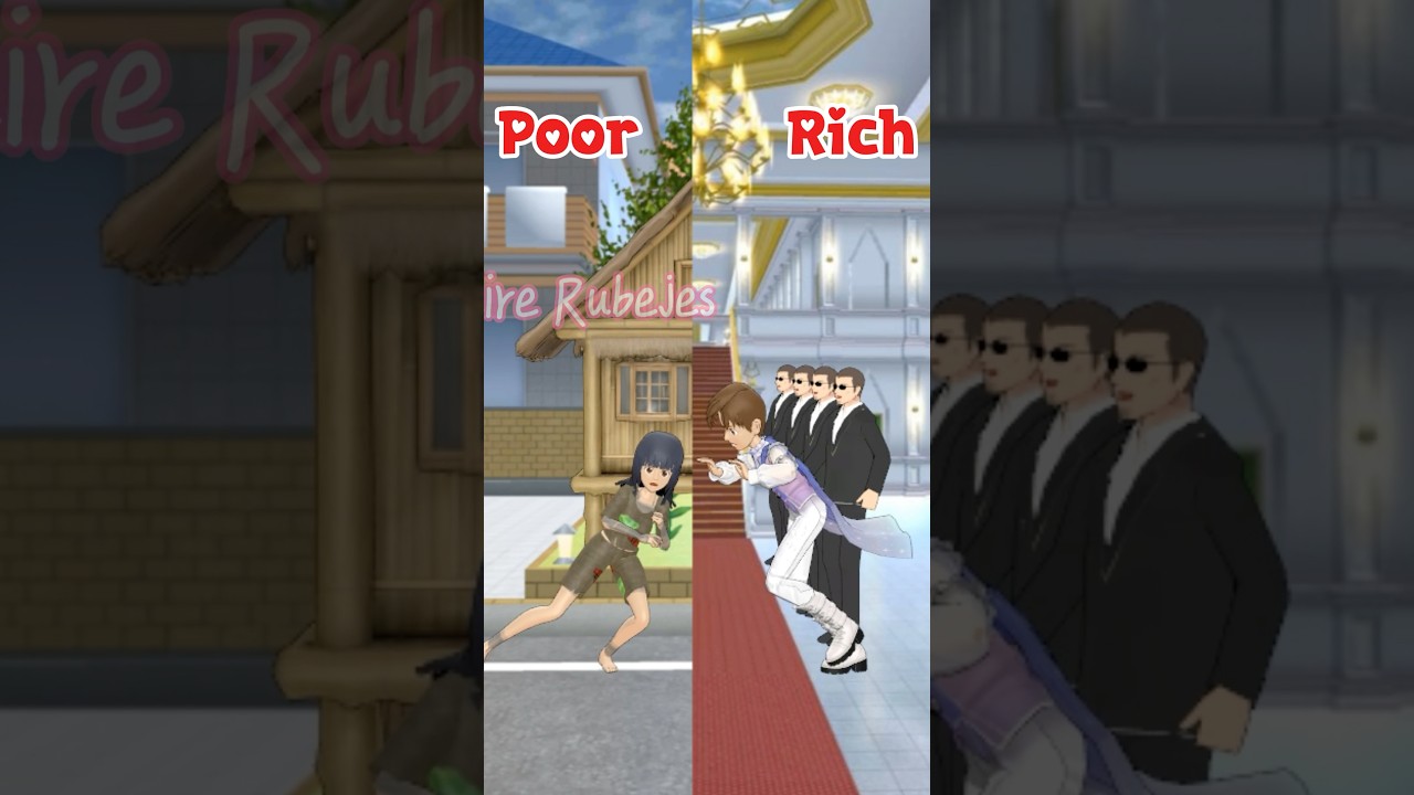 Rich Vs Poor | SAKURA School Simulator #sakuraschoolsimulator #shorts #sakura #ytshorts