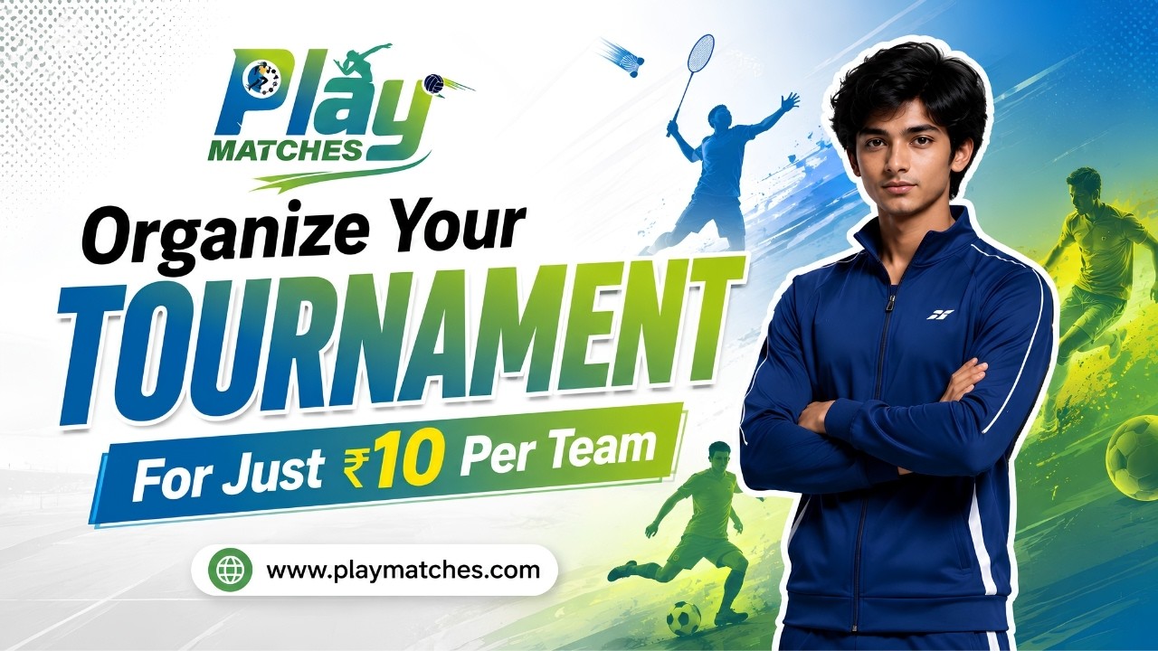 How to Create a Sports Tournament FREE | PlayMatches Organizer Guide | Pro Features from ₹10/Team