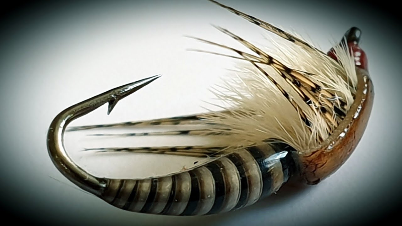 Fly Tying a Quill Nymph Ammonite style