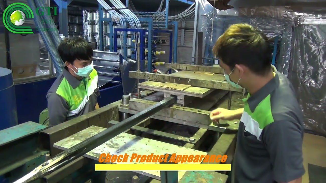 【GTI金財興】碳纖方管拉擠生產製程 (Carbon fiber square tube pultrusion process)