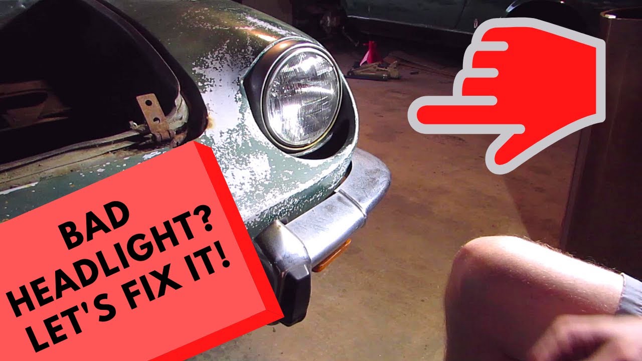 Episode 9: 1968 Fiat 850 Headlight Replacement. Can We FIX IT??