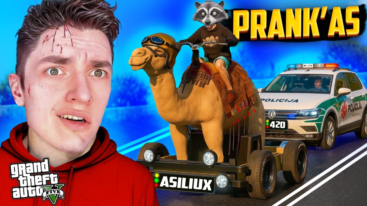 Bėgam nuo Pareigūnų su KUPRANUGARIAIS?! 🐪| w/@Salotikas | GTA RP Lietuvi&scaron;kai | GTAKaimeliai.lt