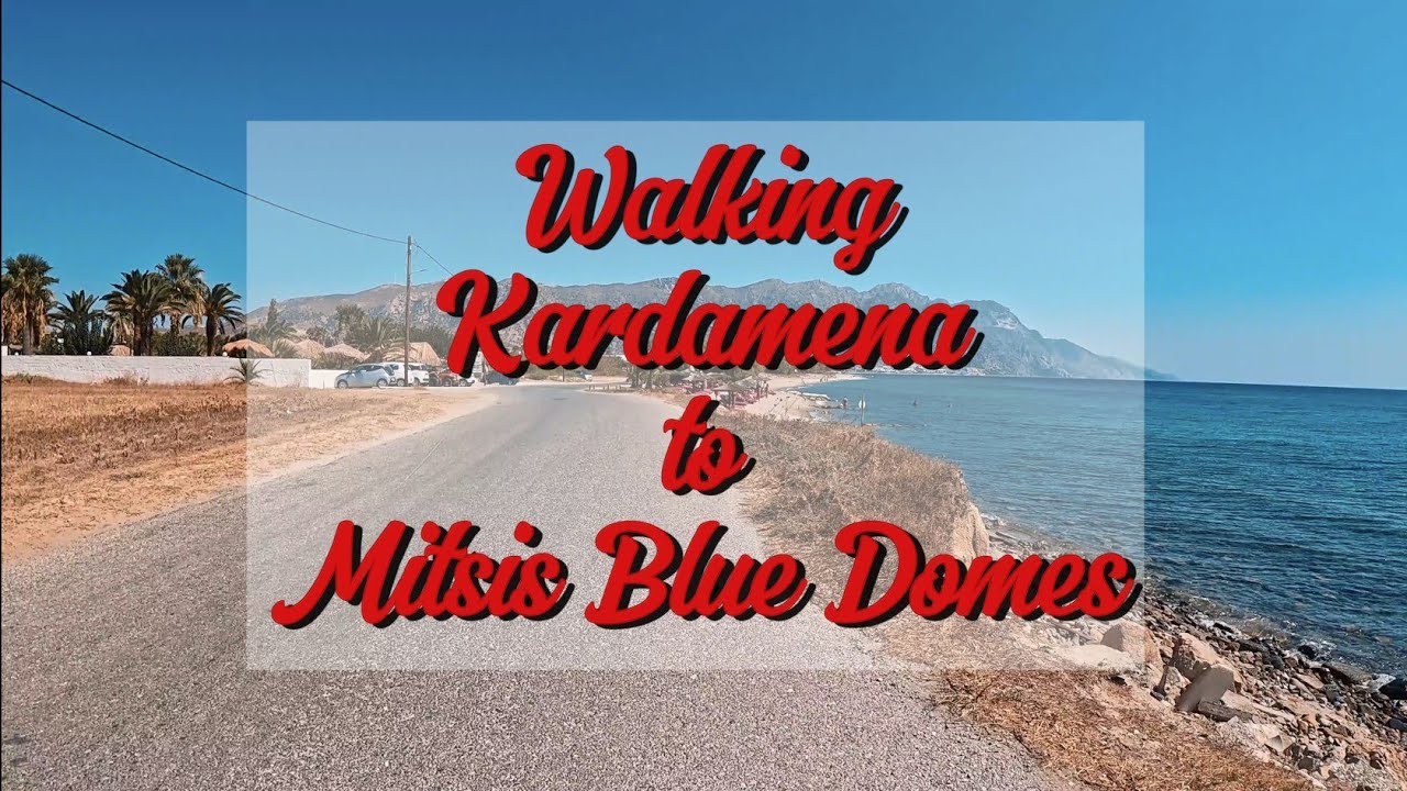 Timewarp Walk from Kardamena Town to Mitsis Blue Domes Hotel | GoPro Hero 12 Black