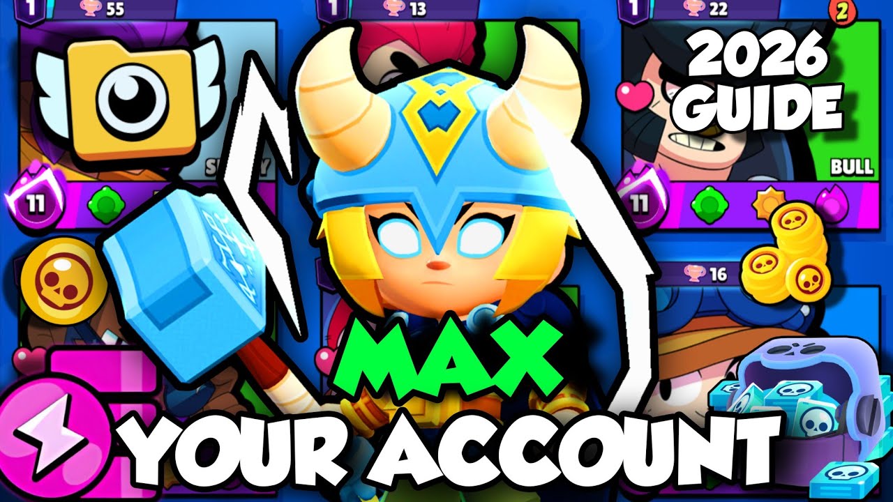 Most EFFICIENT Way to MAX OUT Your Brawl Stars Account! 🤑💎 (Quick Guide)