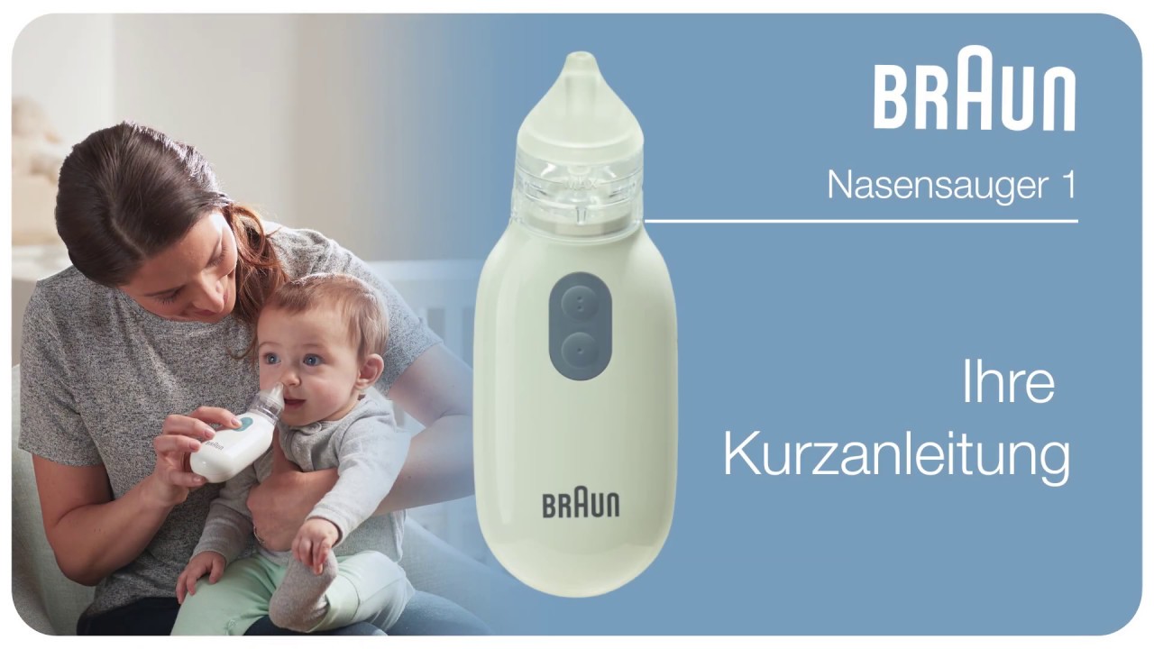 Braun Nasensauger 1 - Befreit verstopfte Nasen schnell und sanft